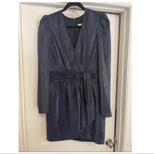 Sak's Fifth Avenue Jonathan Simkhai Metalic Puff Sleeve Mini
Dress. Size 8